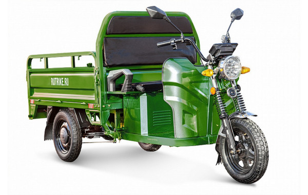 Грузовой электротрицикл RuTrike Мастер 1500 60V1000W 024452-2792 темно-зеленый 600_380