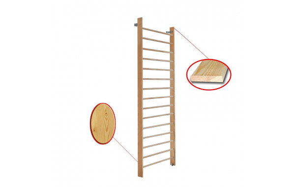 Стенка гимнастическая 320х100см массив.сосна Dinamika ZSO-000057 600_380