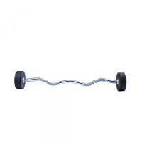 Фиксированная кривая штанга Live Pro Ez Curl Urethane Barbells LP8011-20 20кг