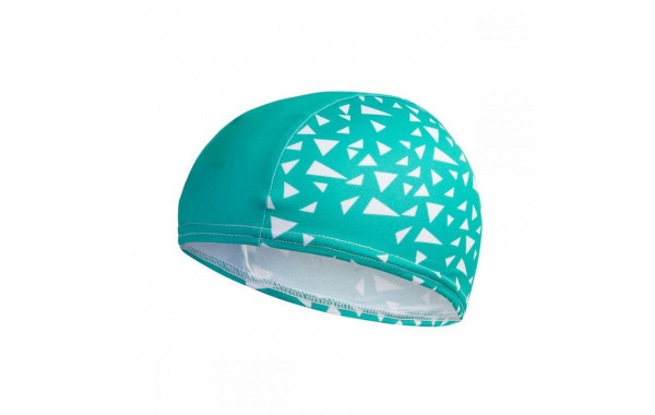 Шапочка для плавания Speedo Printed Polyester Cap Jr 8-12241D680 зелено-белый 600_380