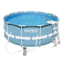 Бассейн каркасный Intex 28726 (366х122см)+ насос-фильтр, лестница