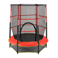 Батут DFC TRAMPOLINE-RED 55 дюймов с сеткой TX-B7105C