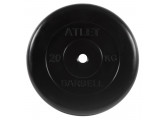 Диск обрезиненный d26мм MB Barbell MB-AtletB26-20 20кг черный