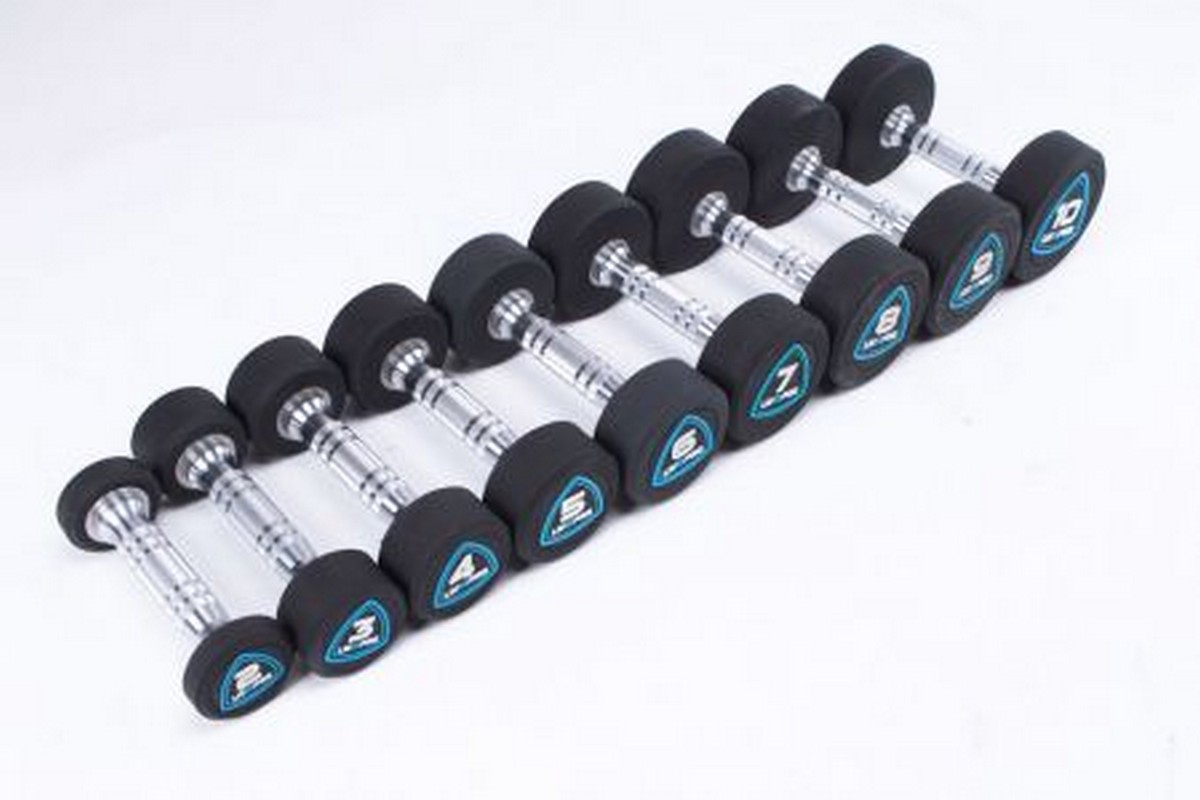 Гантели в уретане 5 кг Live Pro Studio Dumbbells LP8075-05 1200_800