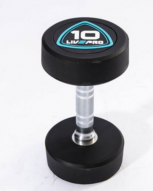 Гантели в уретане 6 кг Live Pro Studio Dumbbells LP8075-06 642_800