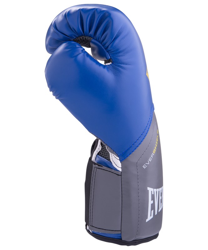 Перчатки боксерские Everlast Pro Style Elite 2216E, 16oz, к/з, синий 665_800