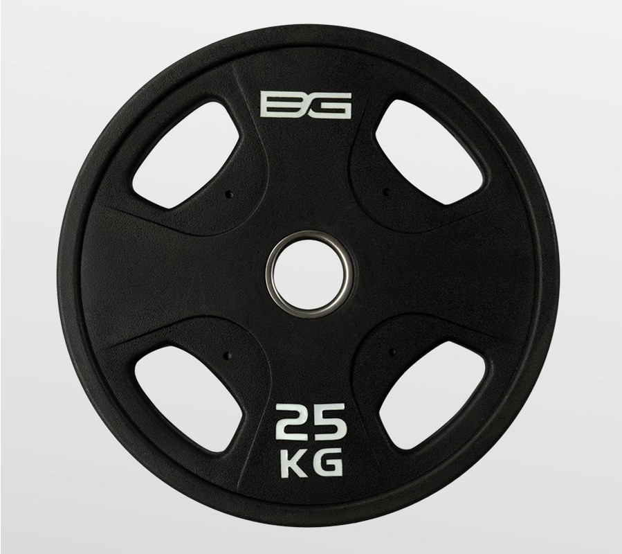 Диск олимпийский обрезиненный 25 кг Bronze Gym BG-PA-PL-P250 черный 899_800