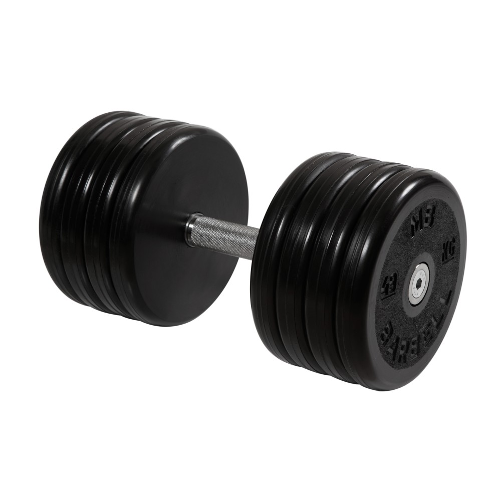 Гантель классик MB Barbell с вращающейся ручкой 49 кг MB-FdbEM-B49 1000_1000