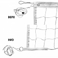 Сетка волейбольная 9,5х1 м, нить 3,5 мм ПП, яч.10 см FS-V -белая 120_120